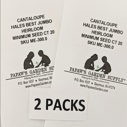 Hales Best Jumbo Heirloom Cantaloupe Seeds