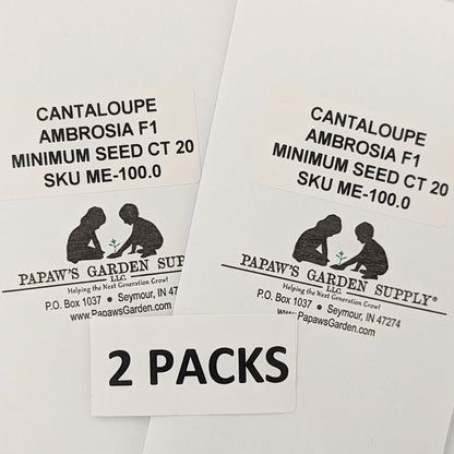 Ambrosia Hybrid Cantaloupe Seeds