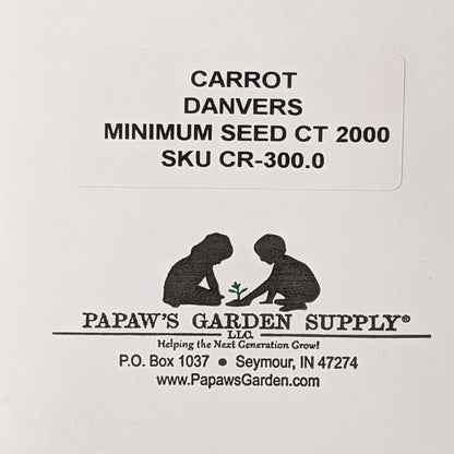 Danvers Heirloom Carrot Seeds