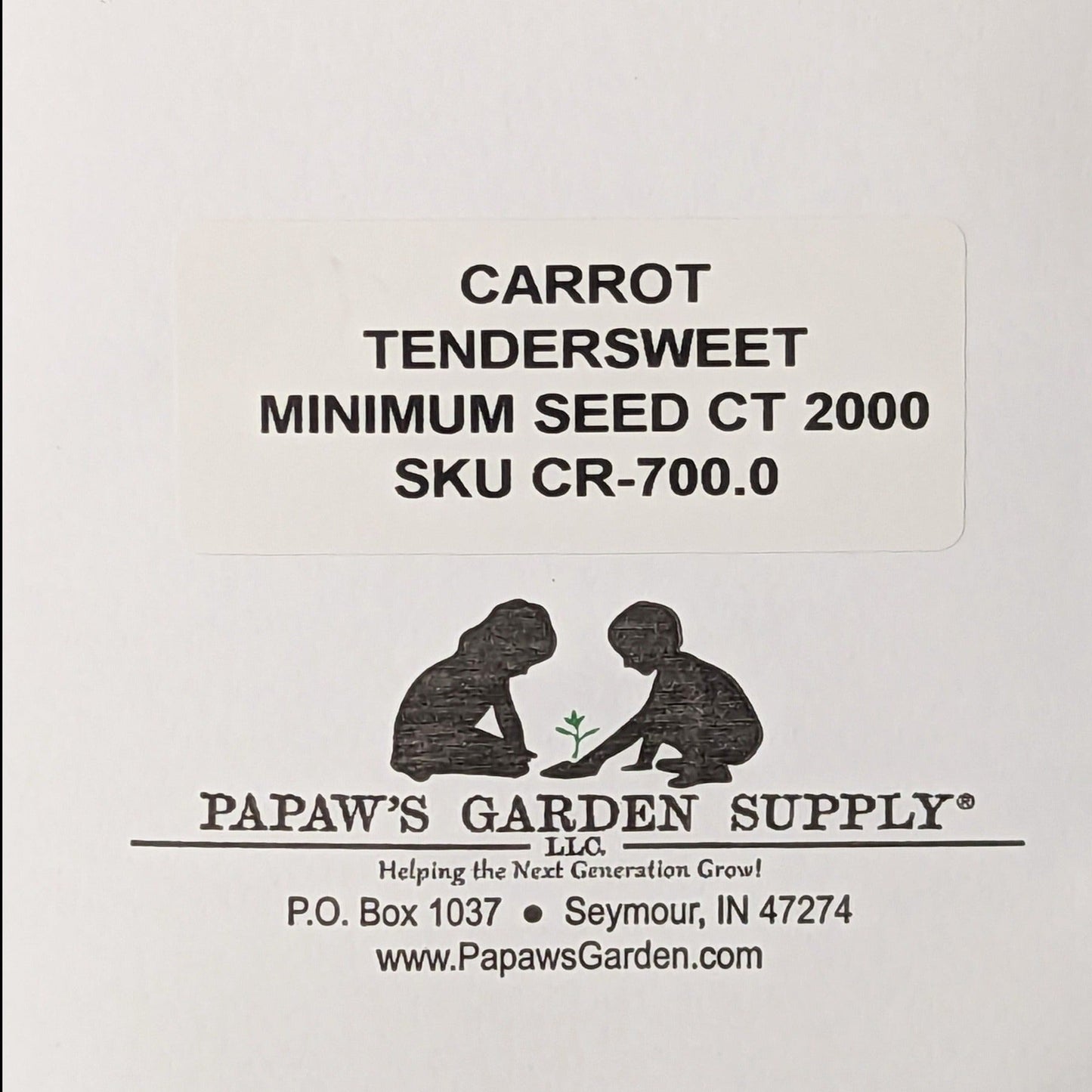 Tendersweet Carrot Seeds