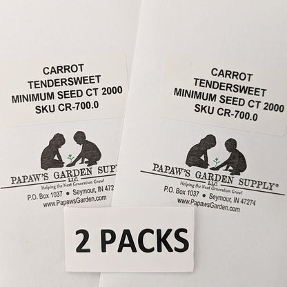 Tendersweet Carrot Seeds