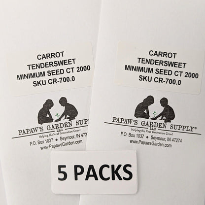 Tendersweet Carrot Seeds