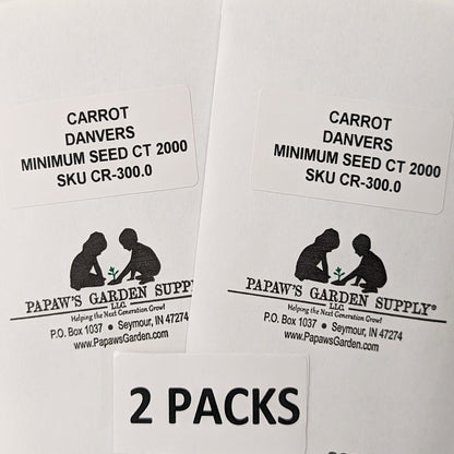 Danvers Heirloom Carrot Seeds