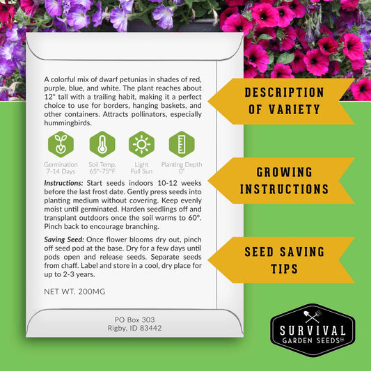 6 Pest Defense Herb & Flower Seeds - Repel Garden Pests Naturally