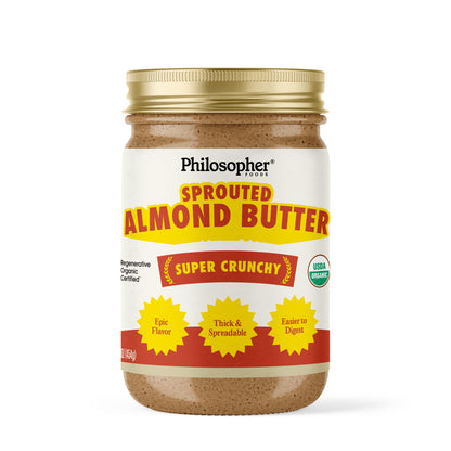 Super Crunchy Sprouted Almond Butter