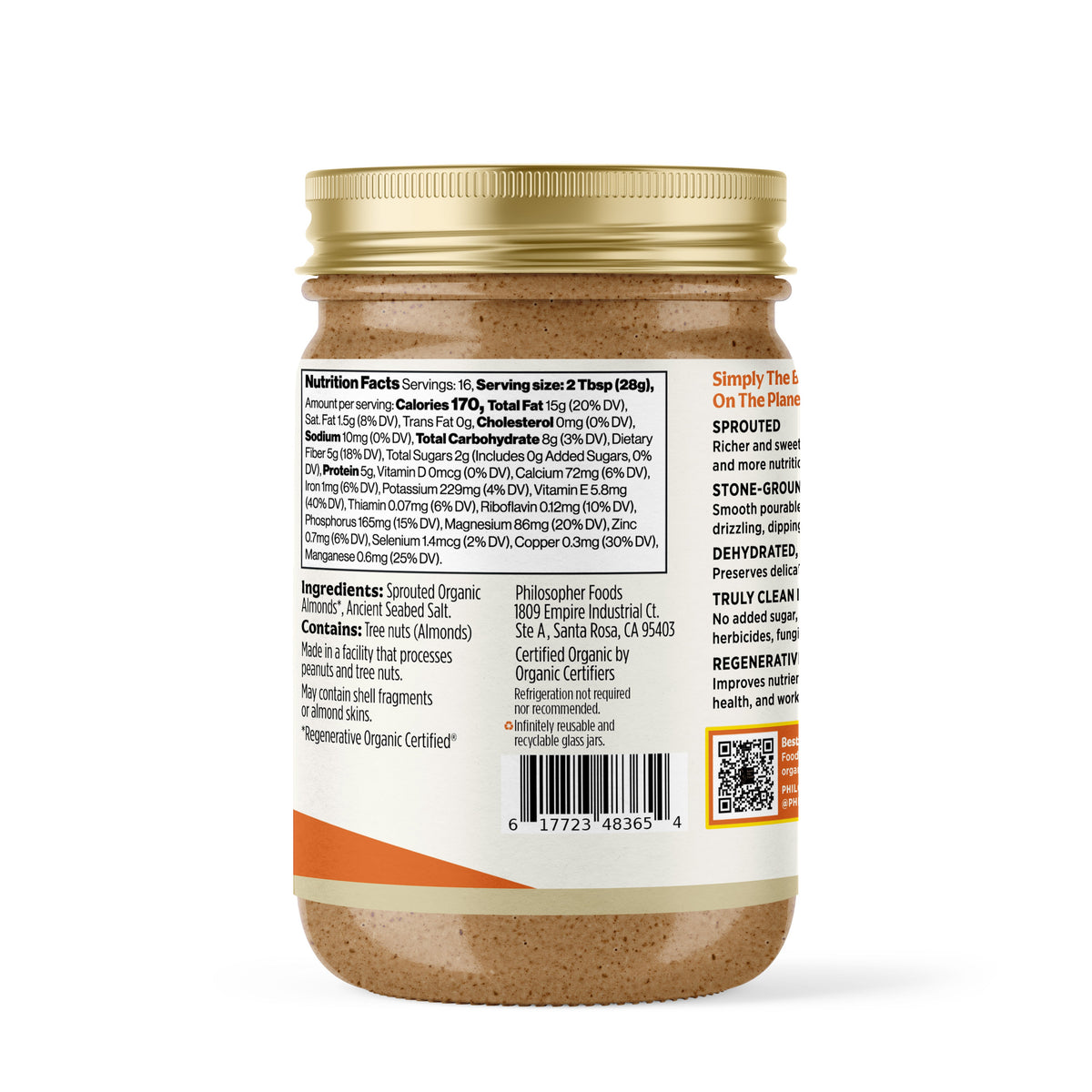Silky Smooth Sprouted Almond Butter