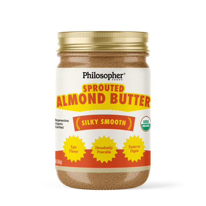 Silky Smooth Sprouted Almond Butter