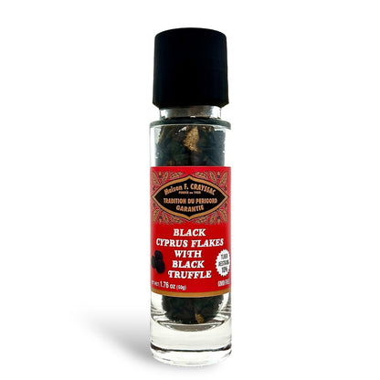 Black Cyprus Salt Flakes with Black Truffle (50g)