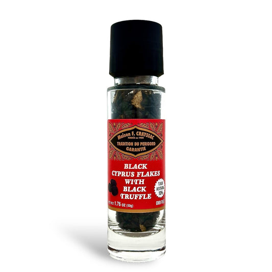 Black Cyprus Salt Flakes with Black Truffle (50g)