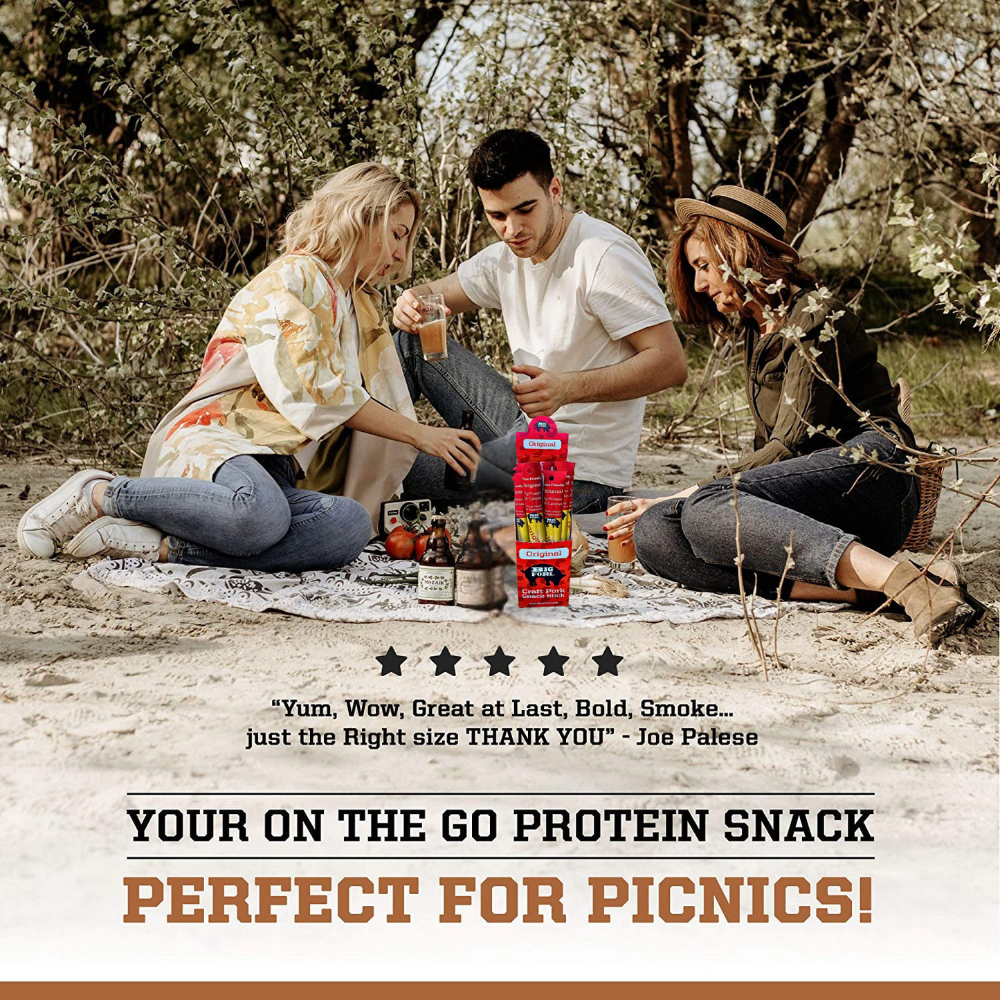 Craft Pork Snack Sticks - One Case (20 sticks)