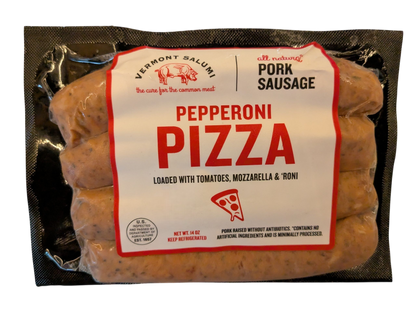 Pepperoni Pizza and Pesto Sausage