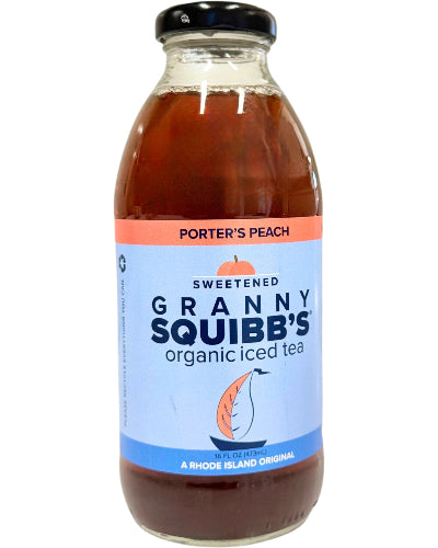Porter's Peach Sweetened Organic Iced Tea 12 Pack Bottles (16 oz.)