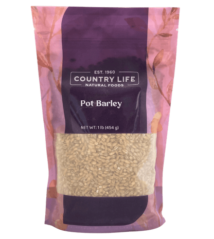 Barley, Pot, Grains, Rice & Cereal from Country Life Natural Foods