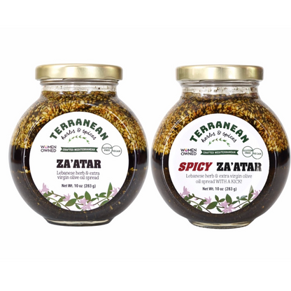 Za'atar Spread Duo: Original & Spicy