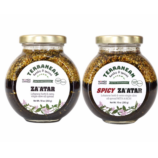 Za'atar Spread Duo: Original & Spicy