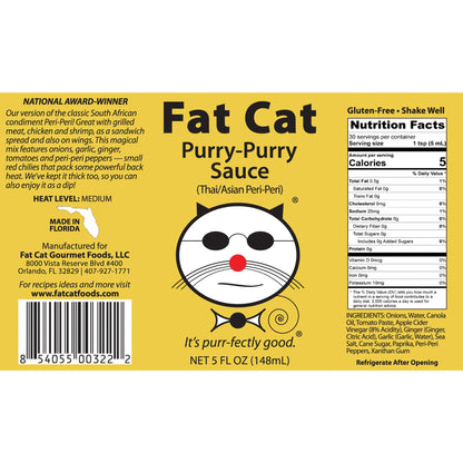 Purry-Purry Sauce (Thai/Asian-Inspired Peri Peri Style Sauce)