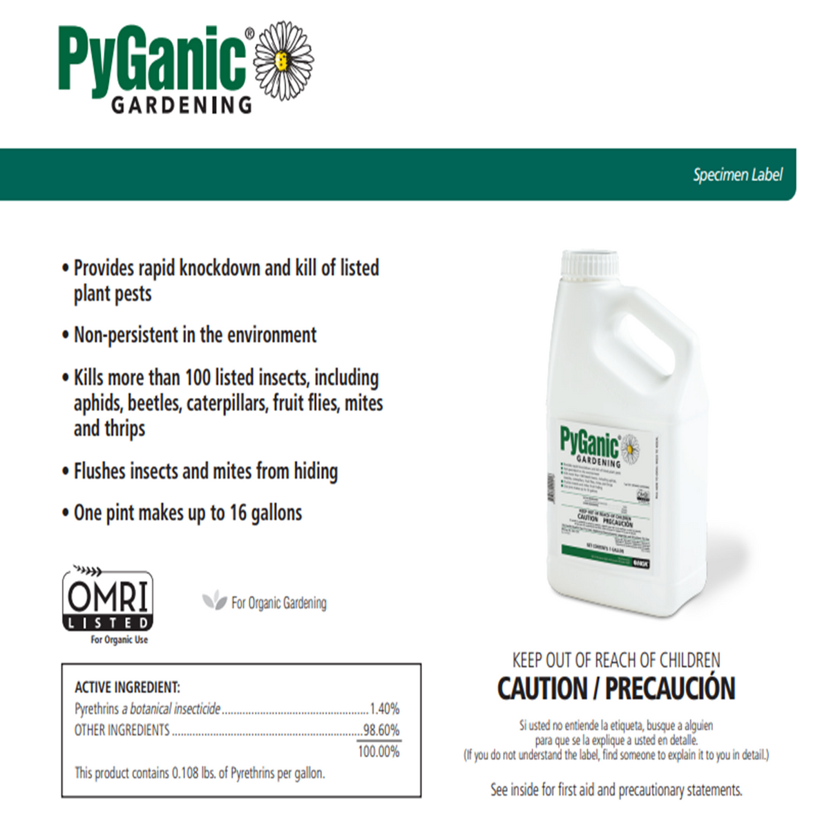 PyGanic 8OZ Concentrate, image 2 of 4