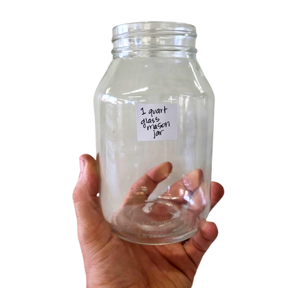 Quart Glass Mason Jar - 32 oz
