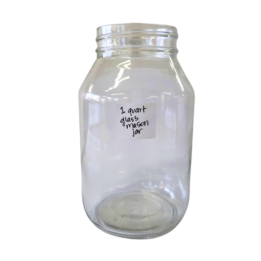 Quart Glass Mason Jar - 32 oz by Foxhound Bee Company