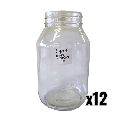 Quart Glass Mason Jar - 32 oz