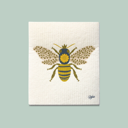 Swedish Dishcloth: Queen Bee by Goldilocks Goods