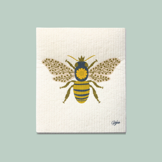 Swedish Dishcloth: Queen Bee by Goldilocks Goods