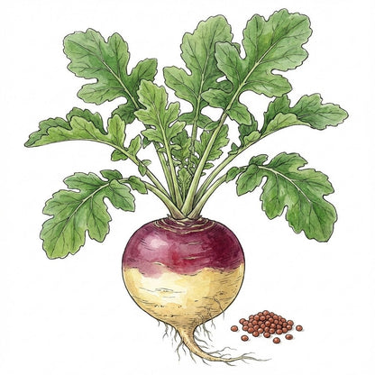 RUTABAGA Seeds, American Purple Top