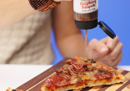 Raspberry Jalapeño Honey Drizzler