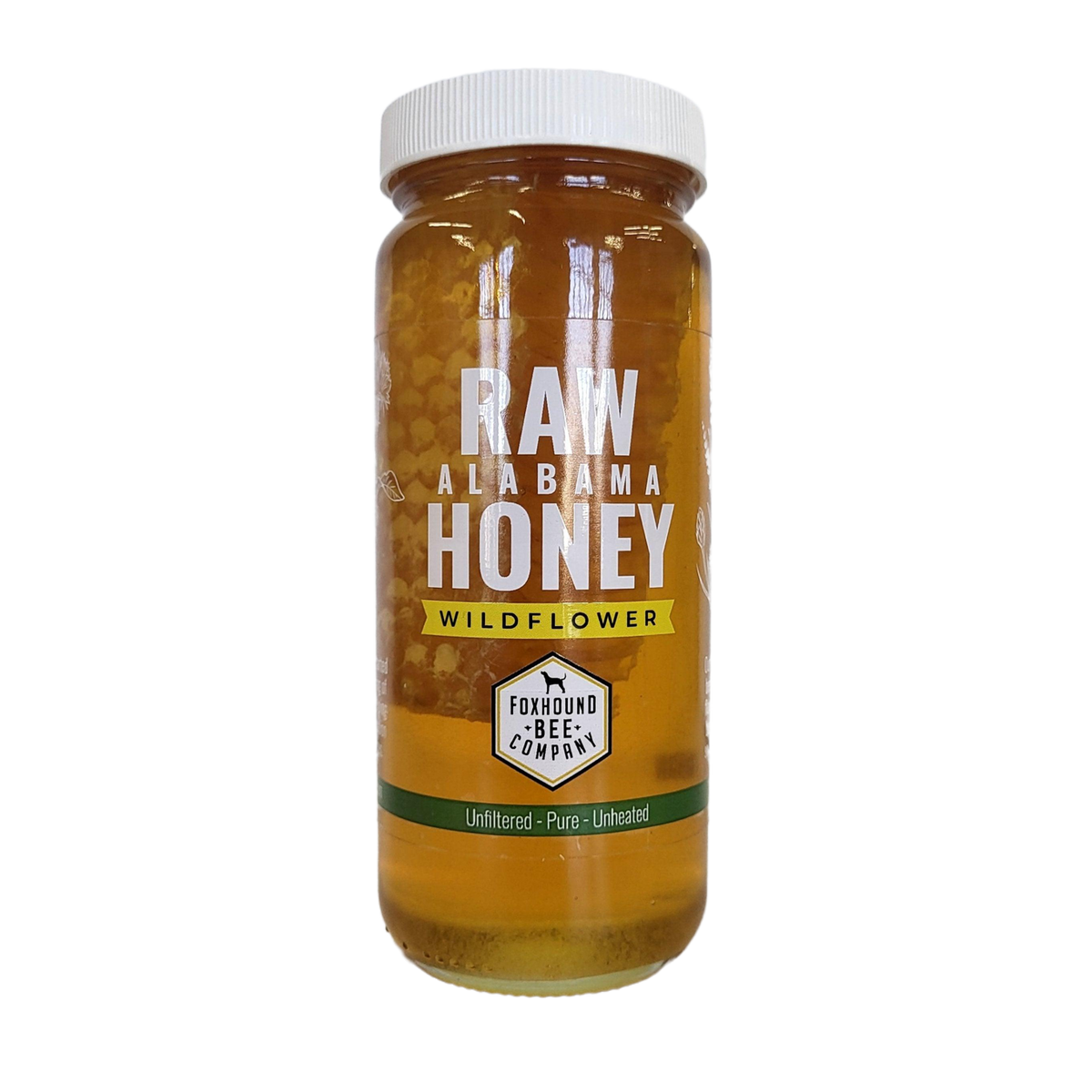 Raw Honey with Chunk Comb by Foxhound Bee Company