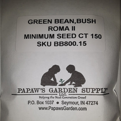 Roma II Green Bean Seeds