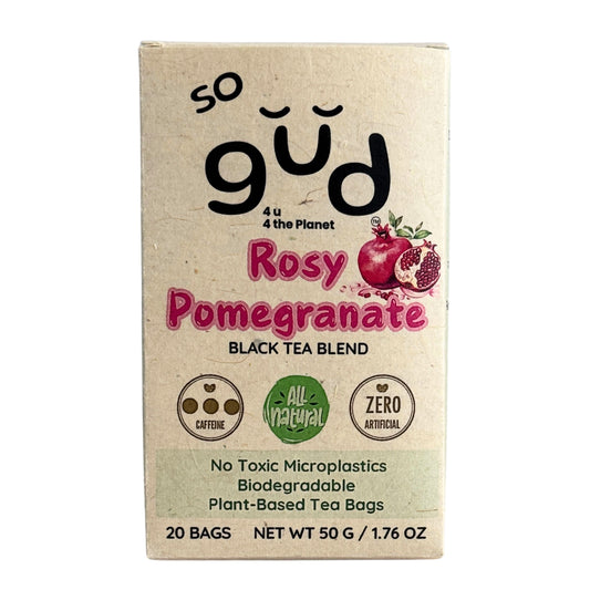 Rosy Pom Black Tea Blend | Plant-based Tea Bags, image 3 of 5