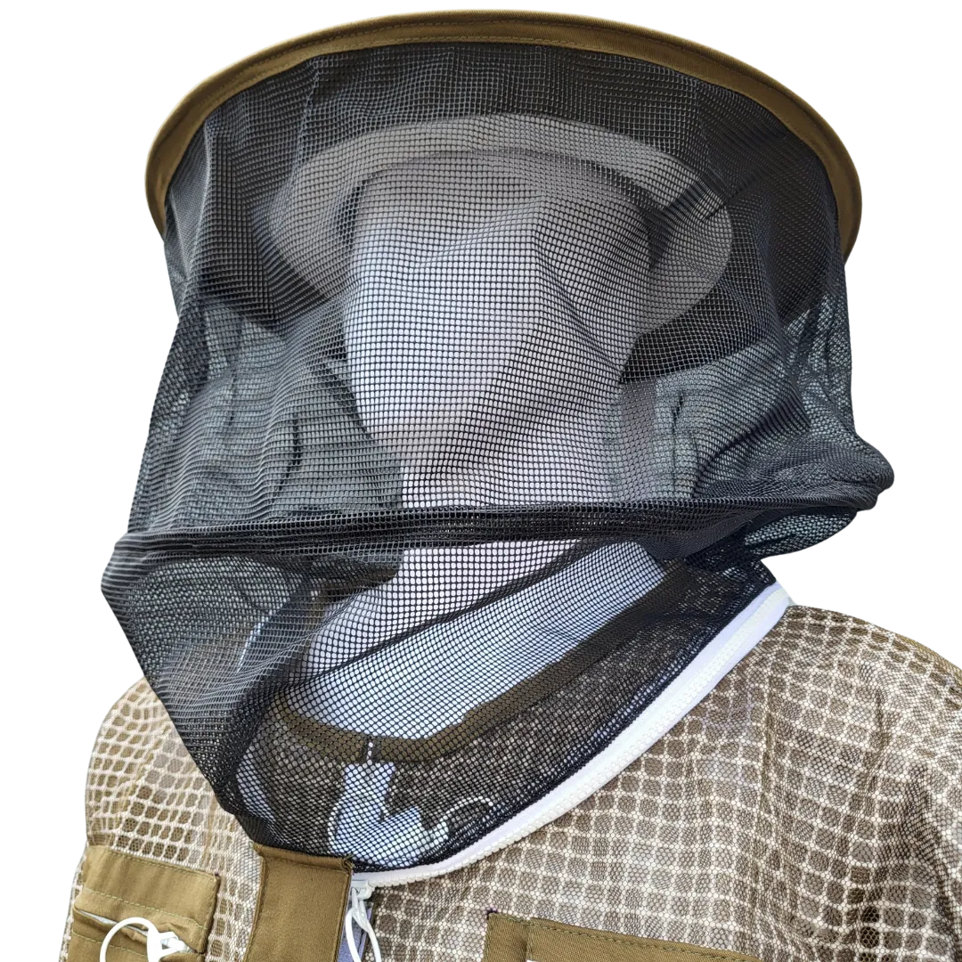 Round or Fencing Beekeeping Veil, image 3 of 16