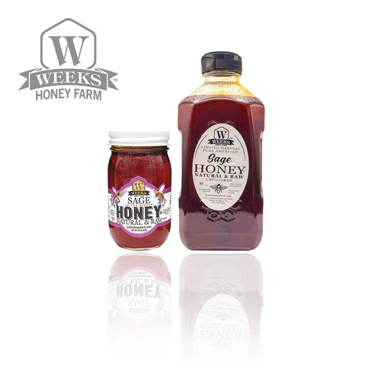 Our Best All-Natural Raw Sage Honey; Limited Harvest
