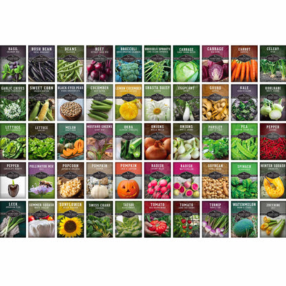 Homestead Garden Collection – 50 Essential Seeds for Self-Reliant Living