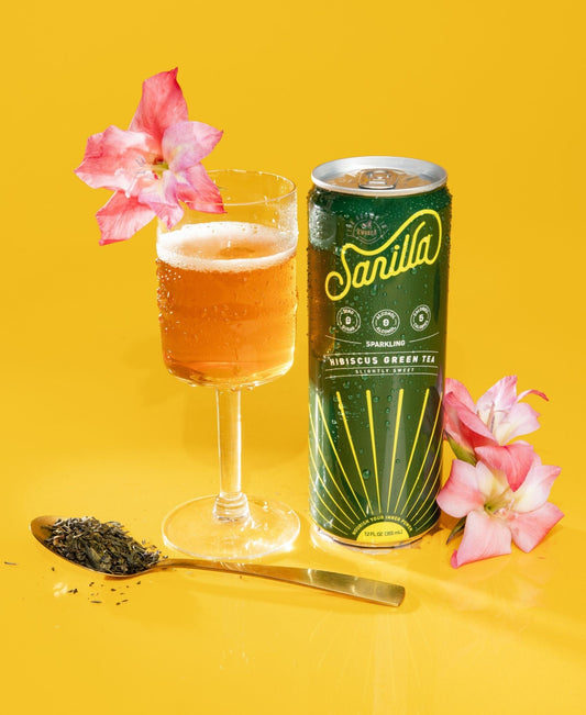 Sarilla Organic Antioxidant Green Tea Spritzer - 12 Cans