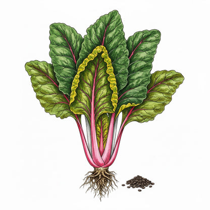 SWISS CHARD Seeds, Ruby Red