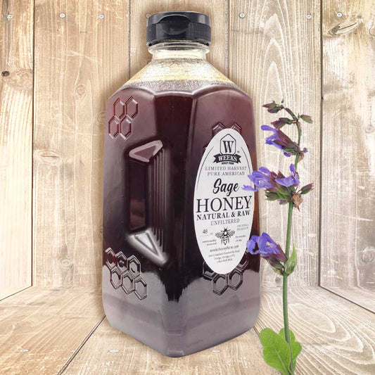 Our Best All-Natural Raw Sage Honey; Limited Harvest