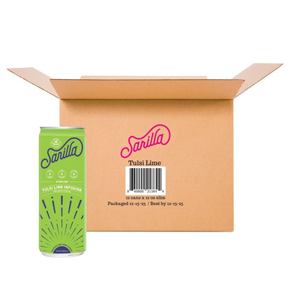 Sarilla Organic Antioxidant Chamomile Lime Spritzer - 12 Cans