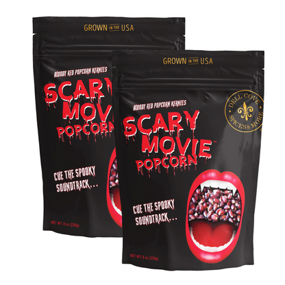 Scary Movie Popcorn - Bloody Red Popcorn Kernels