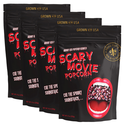 Scary Movie Popcorn - Bloody Red Popcorn Kernels