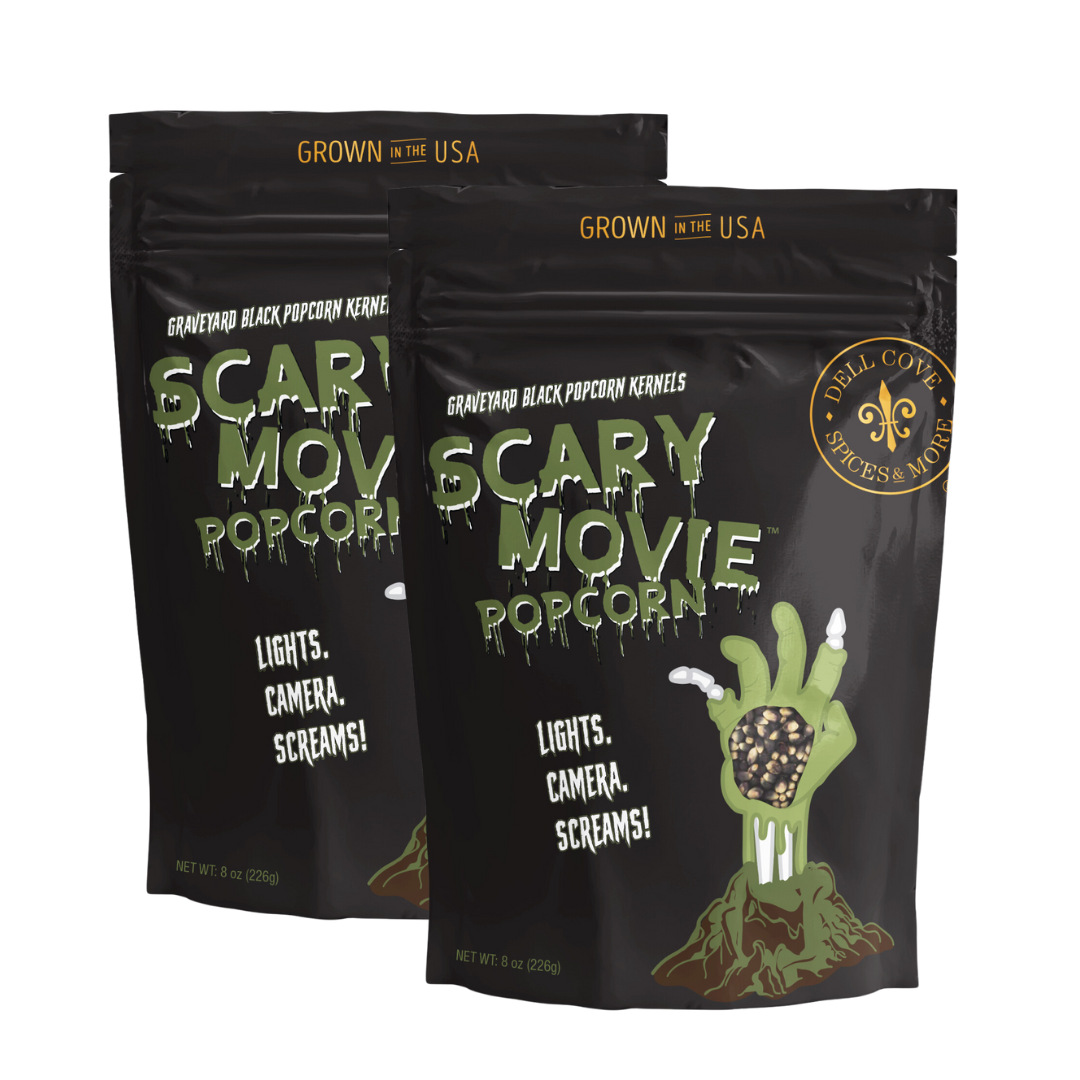 Scary Movie Popcorn - Graveyard Black Popcorn Kernels