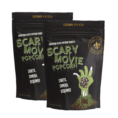 Scary Movie Popcorn - Graveyard Black Popcorn Kernels