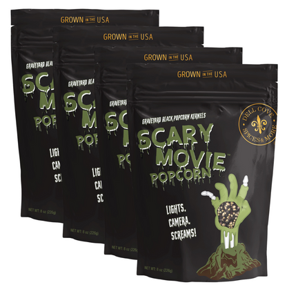 Scary Movie Popcorn - Graveyard Black Popcorn Kernels
