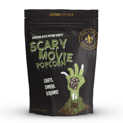 Scary Movie Popcorn - Graveyard Black Popcorn Kernels