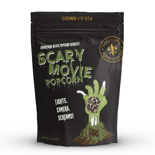 Scary Movie Popcorn - Graveyard Black Popcorn Kernels