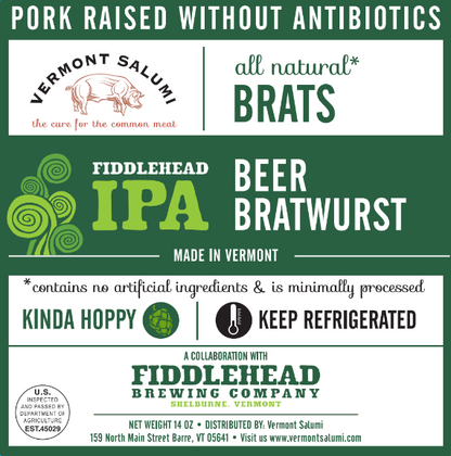 Fiddlehead IPA Bratwurst