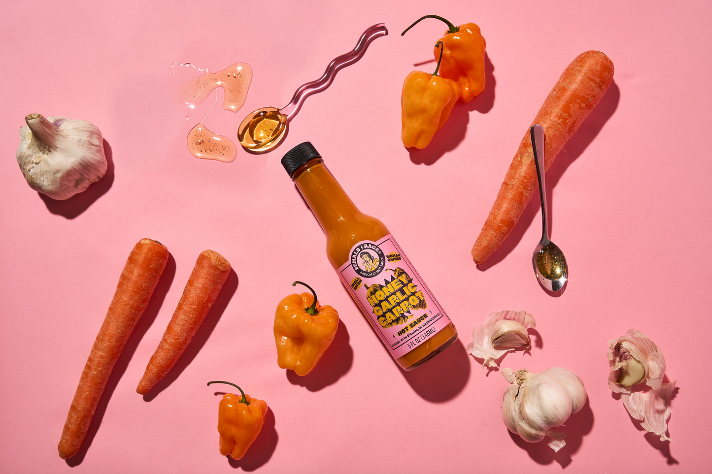 Honey Garlic Carrot Hot Sauce