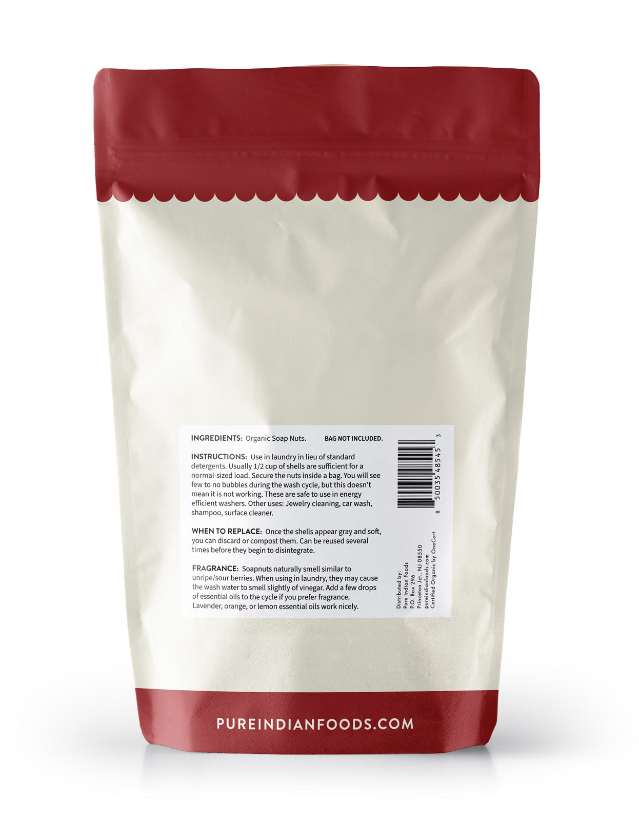 Soap Nuts, Certified Organic - 8 oz (226g)