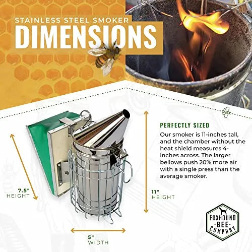Stainless Steel Bee Smoker, image 4 of 7