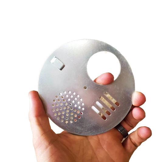 Steel, Large, Round Disc Entrance Reducer by Foxhound Bee Company